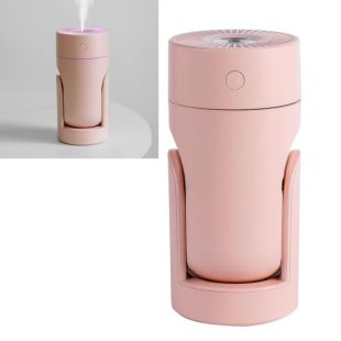 Зволожувач повітря L09(158) Pink (нічник, 2 режими, 180°, підсвічування, 220мол, USB-TYPE-C)