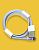 Usb-cable iPhone 5 4you High Quality White 2M ( 5 ic, iron shell )