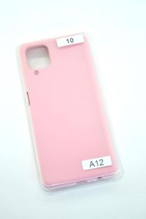 Чохол Samsung A12/A125 Silicon Original FULL №10 Pink (4you)