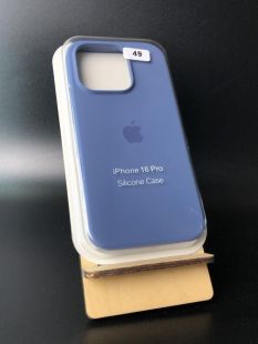 Чохол iPhone 16Pro Silicon Case original FULL №49 navy blue (4you) 