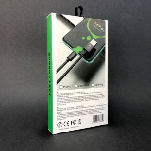 Usb-cable Type-C 4you Dvina white (3A, 1m,  премиум упаковка) - НОВИНКА!