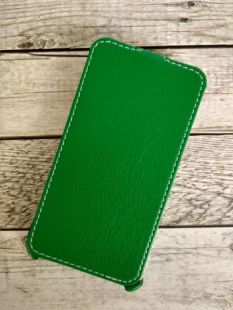 Книжка "Status Case" Nokia 215 (flip) вертикальная зеленая "Акционная цена"