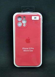 Чехол iPhone 12 Silicon Case original FULL Camera №25 camelia (4you)