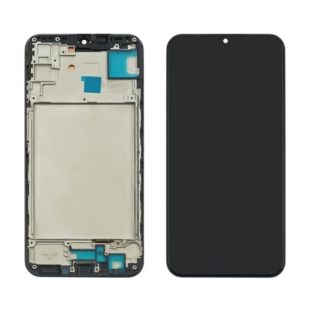 LCD Samsung A15/A155 (2023) / A156 с черным тачскрином + корпусная рамка IPS (M)