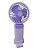 Вентилятор ручной LED DIGITAL FAN LY-2001 (подставка для телефона, 3 режима) Violet