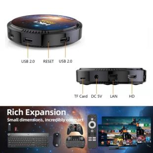 Smart TV HK1 RBOX -W2T IR control 4/32GB (AmlogicS905W2, ARM® Cortex™ A35 MP2 GPU, Android 11)