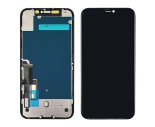 LCD iPhone 11 с черным тачскрином + дисплейная рамка GX-IN CELL без упаковки (M) 