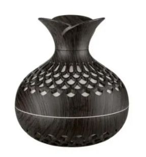 Увлажнитель воздуха (X-35) FLOWER HUMIDIFIER Dark brown (ночник, 2 реж, подс 300мл, USB-DS-5V)