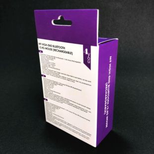 Мышь беспроводная 4you M9 black (Rainbow,Тихая, АКБ, 2.4G+BT, Type C, 6кн, 12мес гарантия )-НОВИНКА!