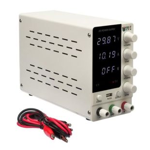 Блок живлення Best BST-3010D, 30V 10A, імпульсний, цифр. індик.(V/A/W), USB 5V/2А (M) - Ціна Тижня!
