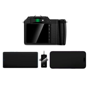 Мікрофон бездротовий HOCO L20B (Type-CLightning\3.5mm) Black