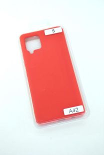 Чохол Samsung A42 5G Silicon Original FULL №5 Red (4you)