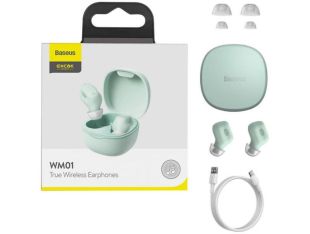 Bluetooth-гарнітура Baseus Encok True Wireless Earphones WM01 NGTW240006 Mint
