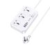 Фільтр мережевий Kakusiga KSC-948 1.5m (2500W, 3USB(1QC), Type C, 3 розетки) White