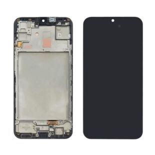 LCD Samsung A15/A155 (2023) / A156 с черным тачскрином + корпусная рамка ORIGINAL GH82-337A (M)