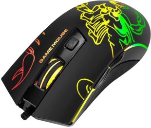 Мышь проводная MARVO M209 (игровая, Led) Black