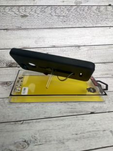 Чохол Xiaomi Redmi Note 6/6Pro Silicon + Plastic Finger Ring Stand black-Акційна Ціна!