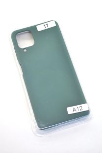 Чехол Samsung A12/A125 Silicon Original FULL №17 Dark green (4you)