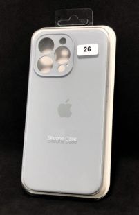 Чохол iPhone 12ProMax Silicon Case original FULL Camera № 26 ash ( 4you )
