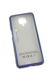 Чехол Xiaomi Redmi 9 Silicon AGATA Matte Black/Violet "Акционная цена"