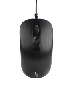 Миша провідна 4you M2 black (Тиха, 4кн, 800-1600DPI, 12міс гарантія) (від 5шт - 5%)