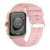 Годинник Smart Watch 4you VIBE (1.95",AMOLED 410*502,VA,300mAh,Дзвінки, Metal,12мес гарант) Gold/Pink