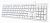 Клавиатура проводная Gembird KB-MCH-03-W-UA USB White