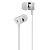 Наушники Celebrat D1 (микрофон, плоский шнур) White
