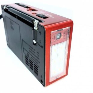 Радіоприймач Golon RX-8866 (USB + SD, ліхтарик) Red