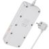 Удлинитель сетевой HOCO AC21 3m (3USB/1 Type-C/4xSocket) Black
