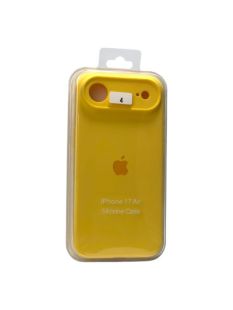 Чохол iPhone 17air Silicon Case original FULL Camera №4 yellow (4you)