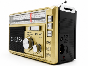 Радиоприемник Golon RX-381BT (USB+SD) Gold
