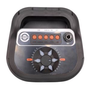 Портативна колонка MS-3640BT (USB+SD+Bluetooth+FM+LED) Black