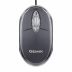 Миша провідна Gemix GM-105 (з прозорою вставкою) Black
