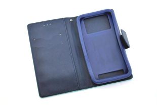 Чохол-книжка 4you Fancy 4,5"-4,8" blue/dark blue універсальна "Акційна ціна!"