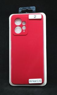 Чохол Xiaomi Redmi Note 12(4G) Silicon Original FULL № 2 Rose red ( 4you )