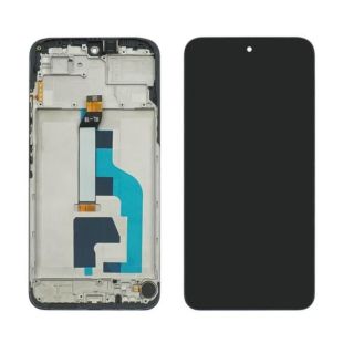 LCD Xiaomi Redmi 15 (4G) із чорним тачскрином + корпусна рамка 166 mm GXQC Service Pack (М)  