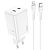 МЗП-USB HOCO N23 PD 45W (2Type-C) + кабель Type-C-iPhone 5 White