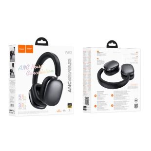 Bluetooth-гарнітура HOCO W63 (Bluetooth 5.3) Black (Монітори)
