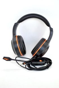 Гарнитура Aspor S1004 (микрофон) (Мониторы) Black/orange