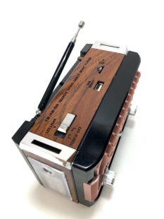 Радиоприемник Golon RX-BT086 (Bluetooth, USB+SD, фонарик) Gold