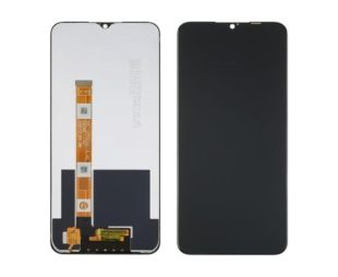 LCD Oppo A5 (2020) A9 (2020) / A31 (2020)/Realme 5/5i/6i/C3 з чорним тачскрином Service Pack(М) 