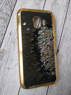 Чехол Xiaomi Mi 6x/A2 Silicon Remax Reversible Shine Case black/silver "Акционная цена"