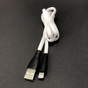 Usb-cable iPhone 5 4you Sula white (2.4A, Silicon)