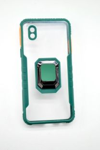 Чехол Samsung A32 5G Silicon Protect Dark green "Акционная цена"