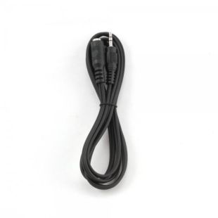 Кабель Gembird CCA-423-2M (3.5mm тато / мама, 2м, чорний) Cablexpert