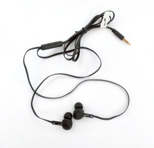 Гарнитура 4you GEMINI (плоский шнур, sport) black (от10шт - 10%)