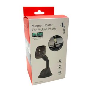 Holder 4you GL3 Black (присоска, мощный магнит 360°, РРЦ-239грн)