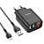 МЗП-USB HOCO C86A 2.4A 2 Usb (LED) + кабель Micro USB Black