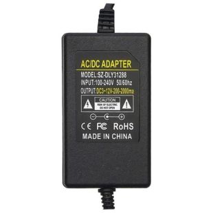 Блок питания SZ-DLY31288 с регулюрованием напряжения 3-12V/2A, EU 220V (M) - Цена Недели!